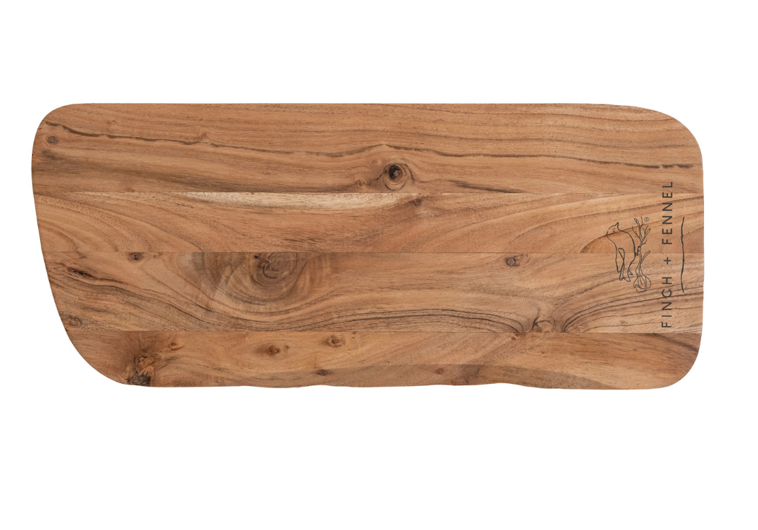 Mango Wood Cheese/Cutting Board with Live Edge