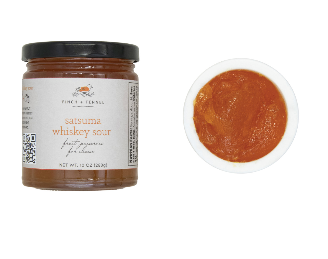 10 oz. Satsuma Whiskey Sour Fruit  Preserves for Cheese