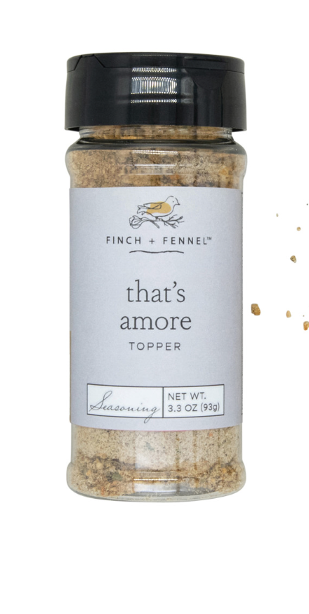 3.3 oz. That's Amore Topper  Seasoning